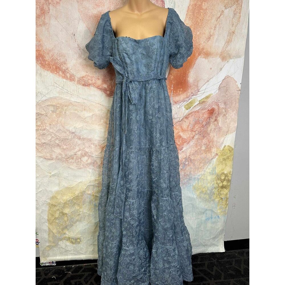 Anthropologie BHLDN Beatrice Organza Maxi Dress - Picture 7 of 10